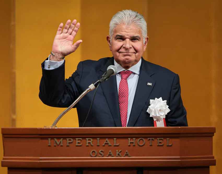 Presidente Mulino en Japón.