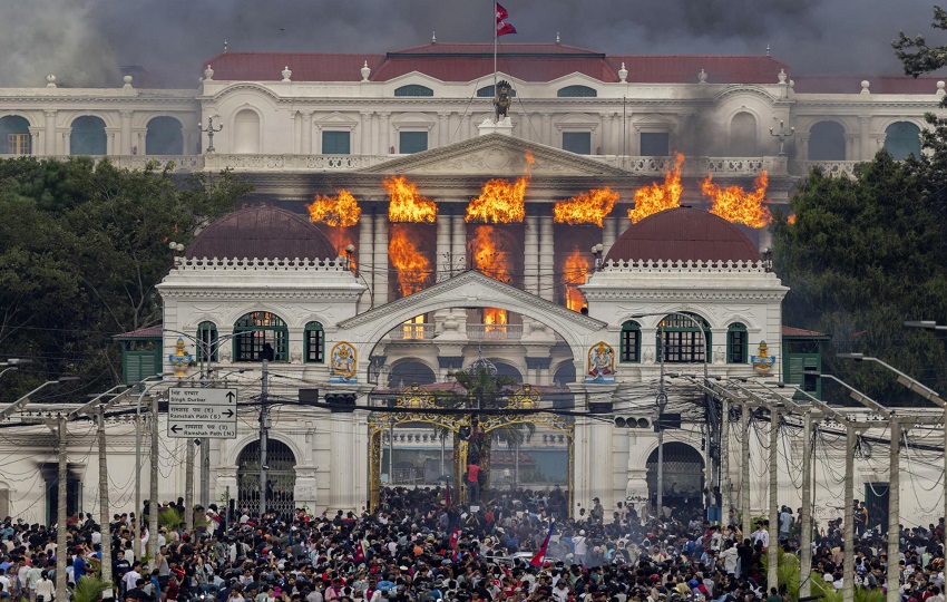  Las protestas estallaron tras la decisión del Gobierno de prohibir el acceso a 26 redes sociales