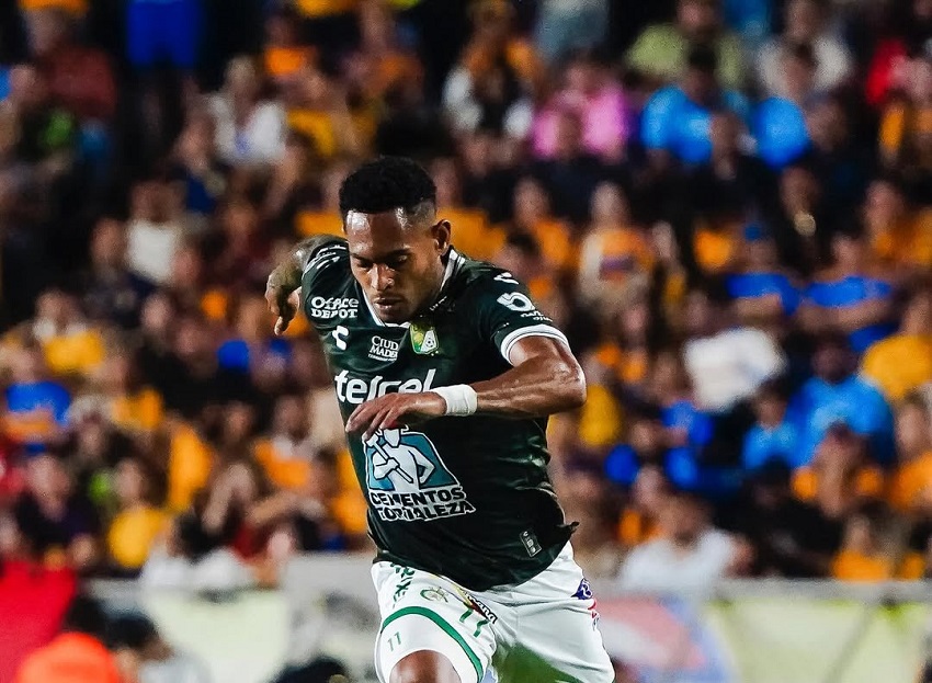 Ismael Díaz jugó el primer tiempo. Foto Club León