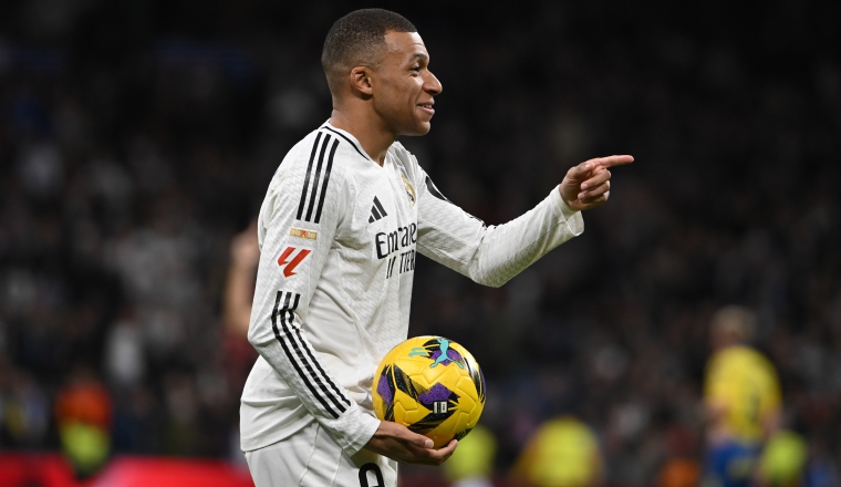 Kylian Mbappé, estrella del Real Madrid. Foto: EFE