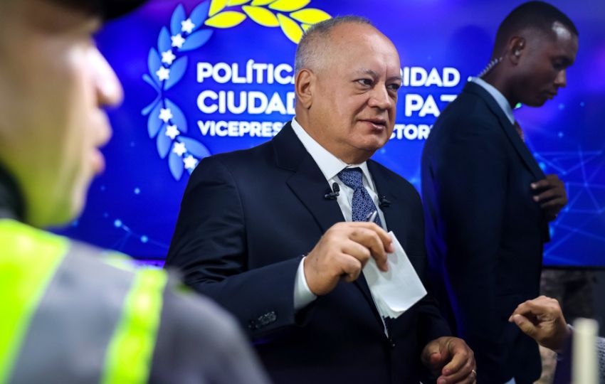 El ministro de Interior, Justicia y Paz, Diosdado Cabello. Foto: EFE