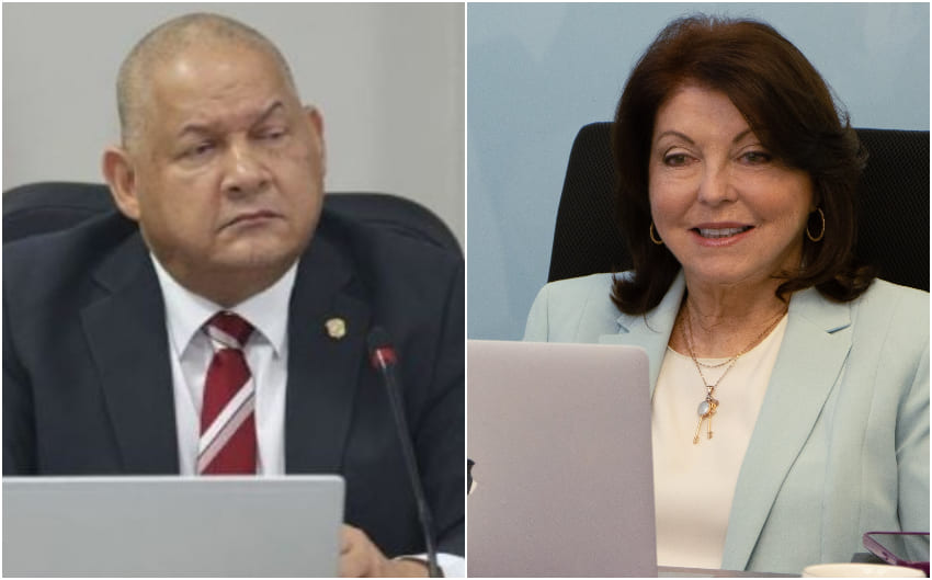 Benicio Robinson y Roxana Méndez
