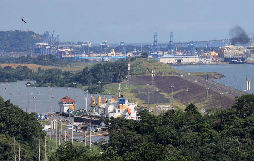 Las esclusas de Pedro Miguel en el Canal de Panamá. Foto: EFE