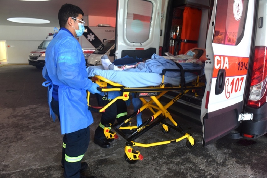 Se habilitaron 28 camas en el Hospital Quirúrgico de la Ciudad de la Salud. Foto CSS