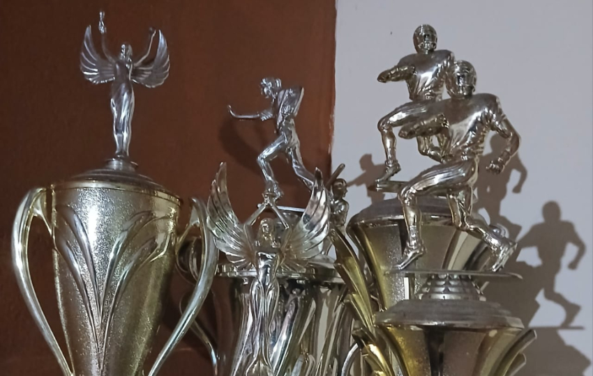 Trofeos de las Black Ravens. Foto: Cortesía