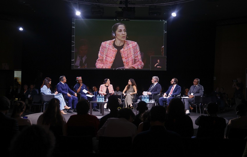 Maruja Herrera, ministra de Cultura. Foto: EFE