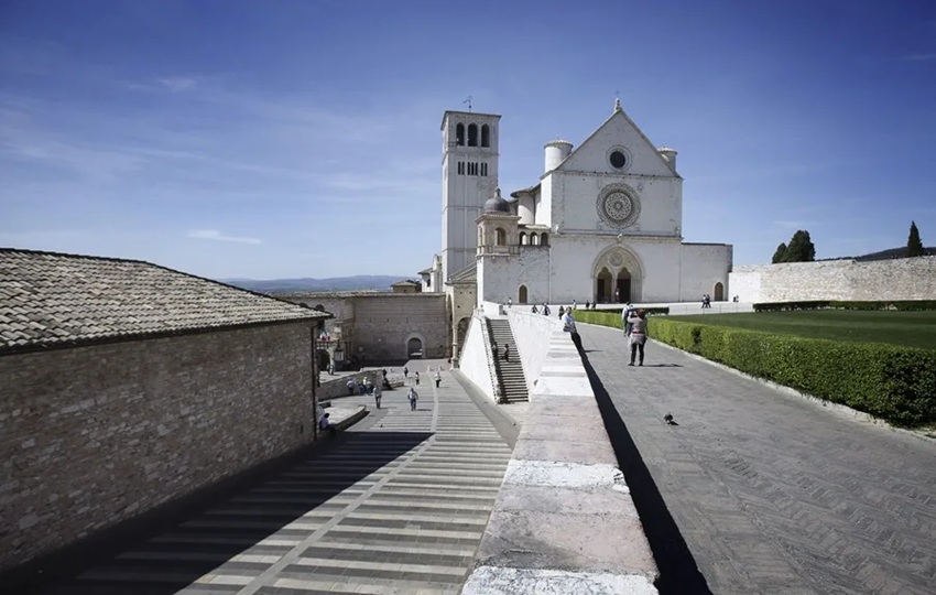 Basílica de San Francisco de Asís, en Asís, Perugia EFE/Alessandro Di Meo