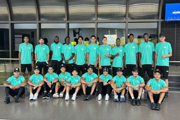 Equipo de Envigado Margos en Panamá. Foto:Cortesía