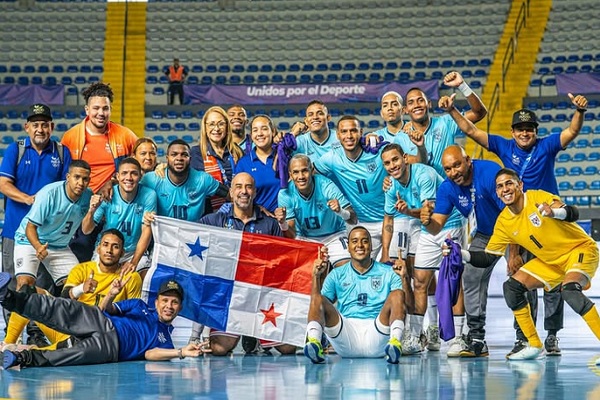 Panamá futsal masculino se llevó el oro en Guatemala. Foto: COP