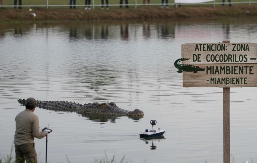 Se hará énfasis en el  rescate para que  tanto cocodrilos como humanos puedan convivir. Foto: Gemini