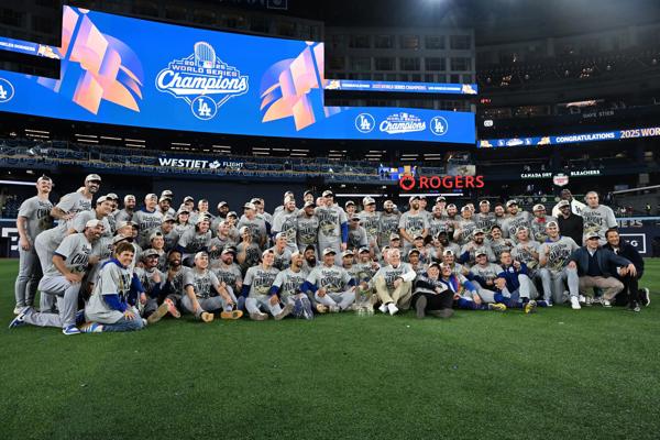 Los Dodgers gana el bicampeonato en las Grandes Ligas. Foto: EFE