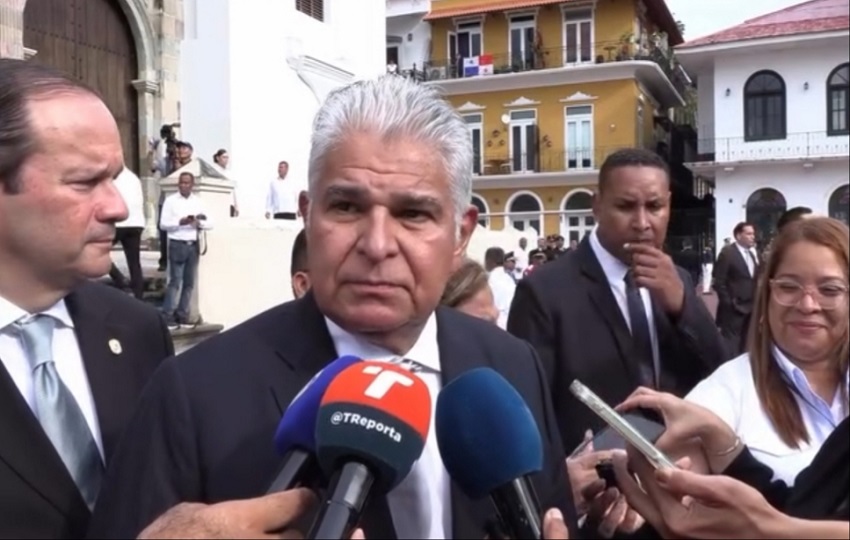 Presidente José Raúl Mulino. 