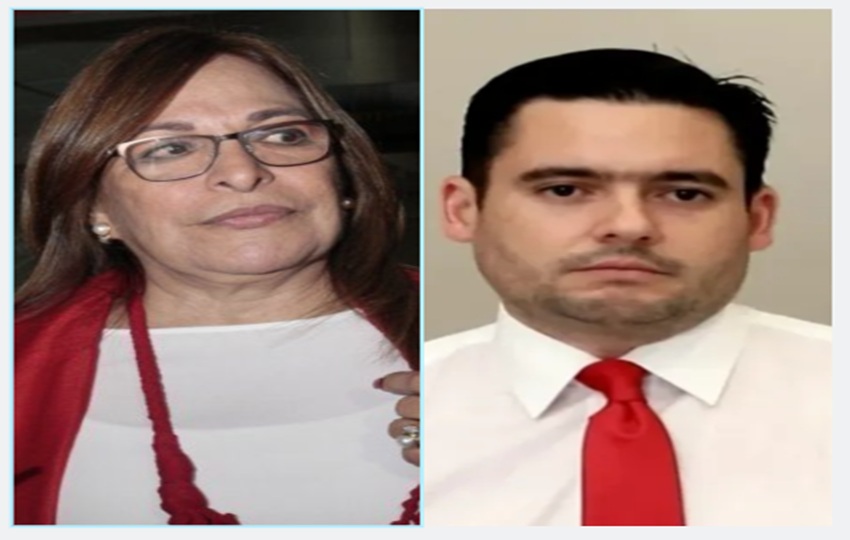 Balbina Herrera y José Gabriel Carrizo. Foto: Cortesía