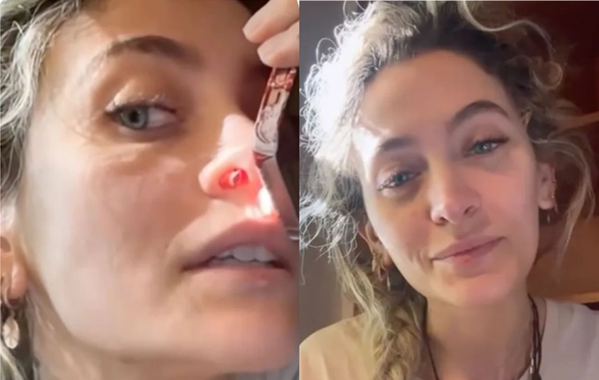 Paris Jackson muestra los efectos de las drogas. 