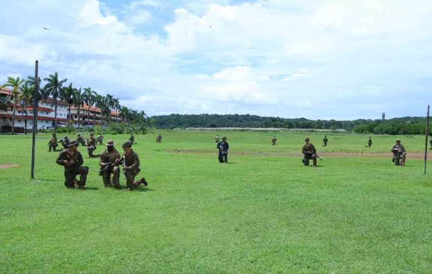  Aeronaval durante la culminación del último entrenamiento, el pasado 22 de octubre. Foto: Cortesía