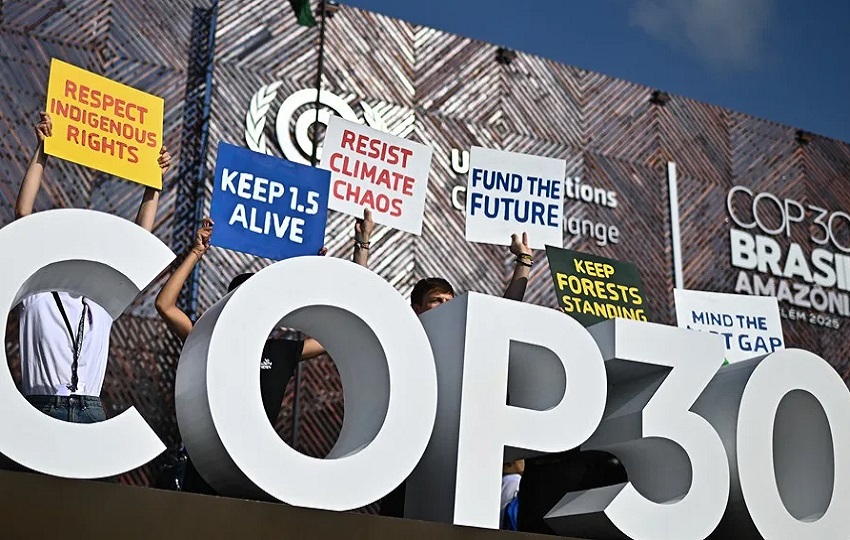 Las discusiones sobre el clima avanzan en la ciudad brasileña de Belém. Foto: EFE