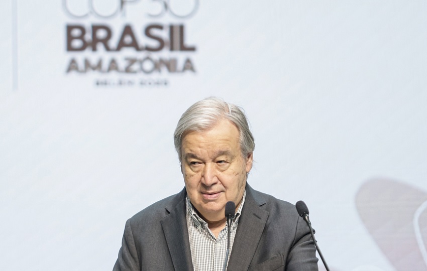 El secretario general de la ONU, Antonio Guterres. EFE/ Fraga Alves