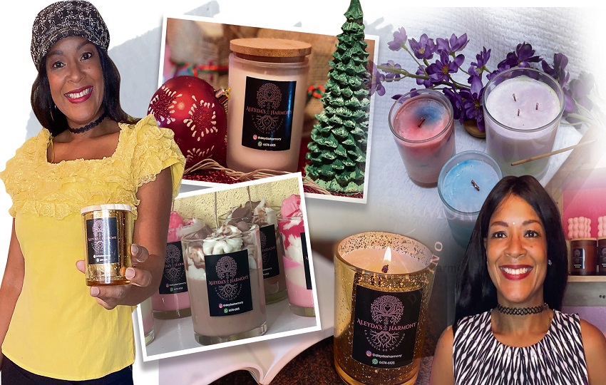 La emprendedora, antes de iniciar su negocio de velas aromáticas, laboró por 10 años en una empresa de renombre local. Foto: Epasa