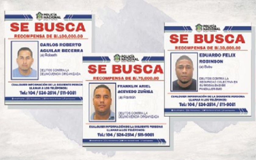 29 sujetos, acusados de diversos delitos, se mantienen bajo el radar de los estamentos de seguridad pública. Foto: Cortesía