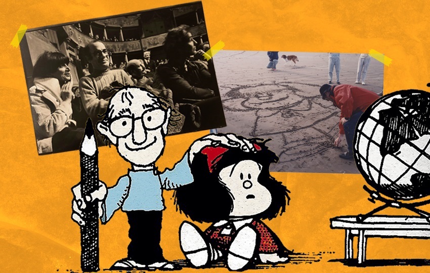 'Quinografía' recorre la vida, la obra y el mundo afectivo de Quino. Fotos: Cortesía 'Quinografía' recorre la vida, la obra y el mundo afectivo de Quino. Fotos: Cortesía