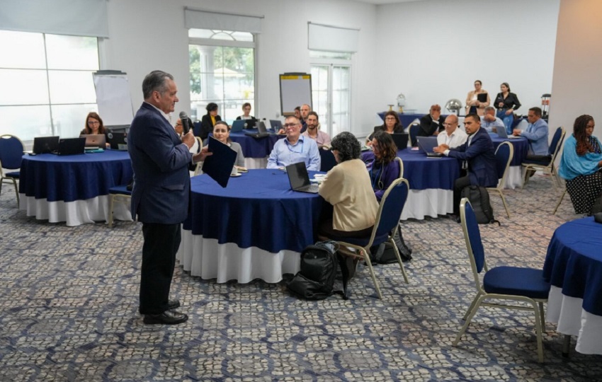 Durante el taller. Cortesía