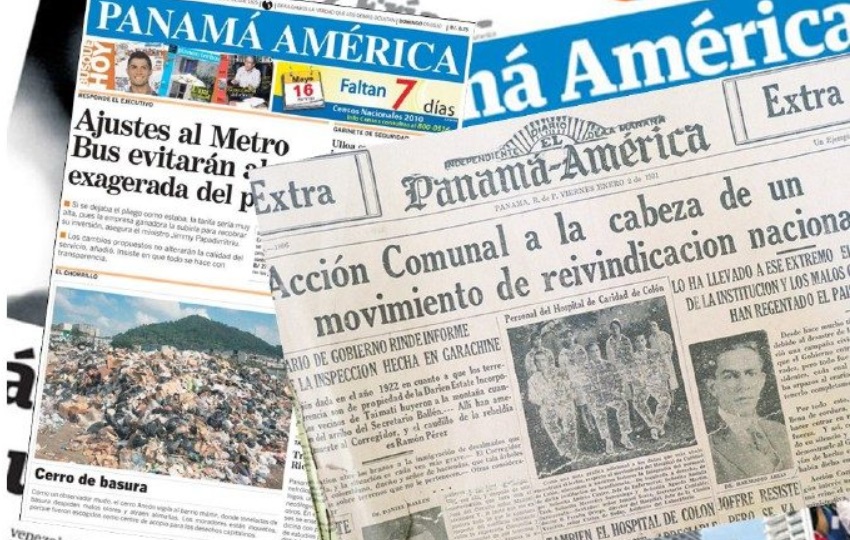 Portadas de Panamá América. Foto: Archivo Portadas de Panamá América. Foto: Archivo