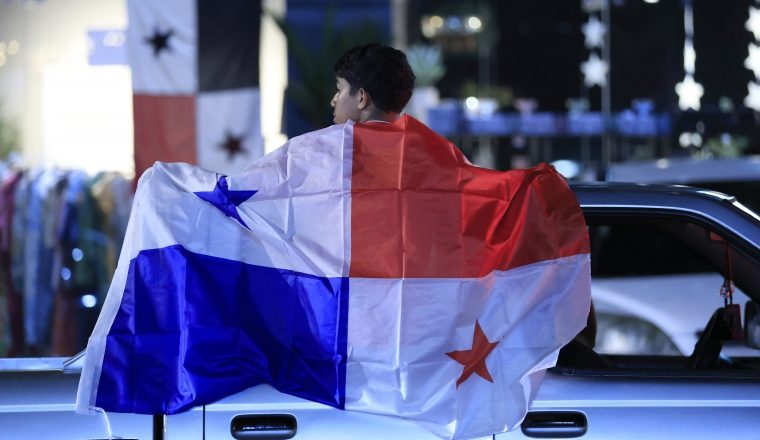 Aficionado festeja con la bandera. Aficionado festeja con la bandera.
