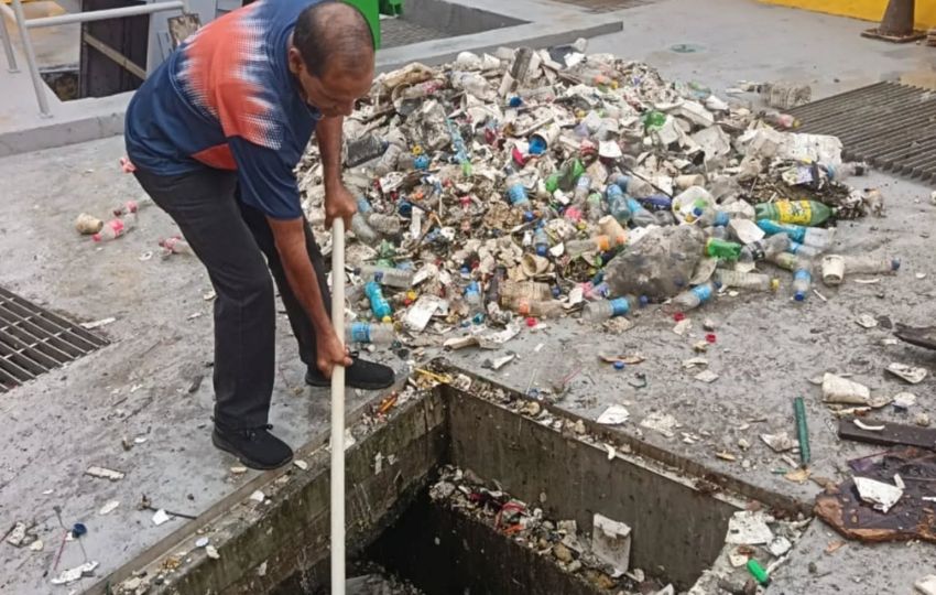 Se encontró todo tipo de desechos. Foto: Diomedes Sánchez Se encontró todo tipo de desechos. Foto: Diomedes Sánchez