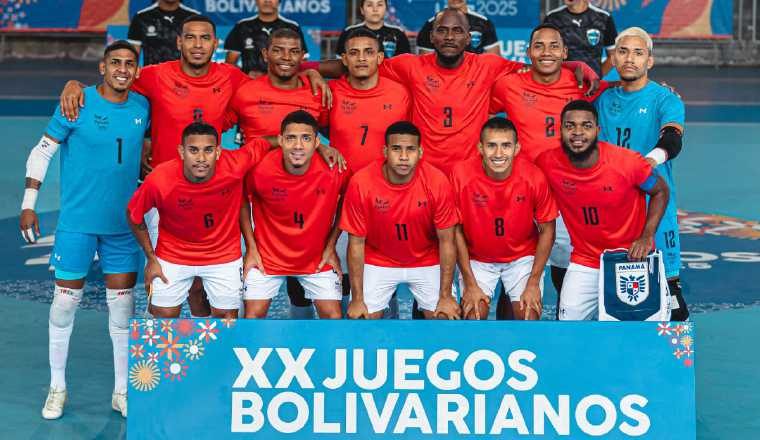 Selección de de Futsal de Panamá. Foto:COP