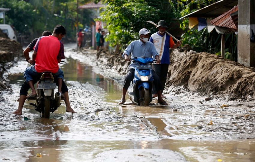 Aldea afectada por las inundaciones en la zona de Meureudu, Pidie Jaya, Aceh, Indonesia. Foto: EFE