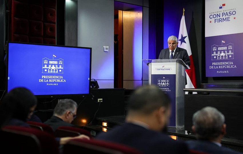 José Raúl Mulino, presidente de Panamá. Foto: Cortesía 