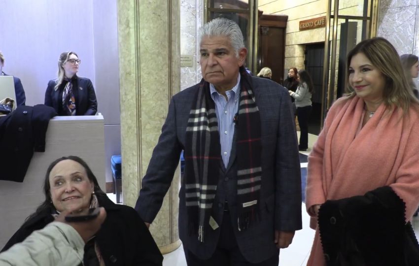 El presidente José Raúl Mulino se reunió con familiares de María Corina Machado. El presidente José Raúl Mulino se reunió con familiares de María Corina Machado.