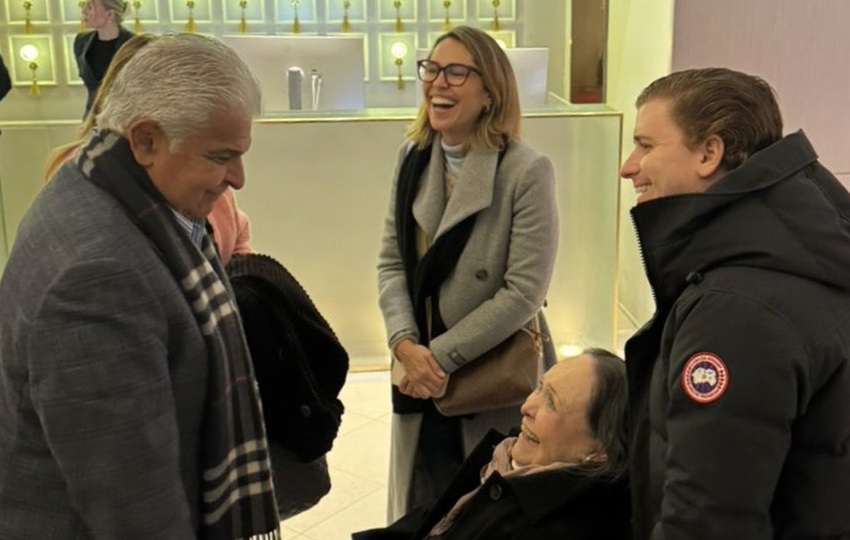 El presidente Mulino se reunió con familiares de Machado. Foto: Cortesía El presidente Mulino se reunió con familiares de Machado. Foto: Cortesía