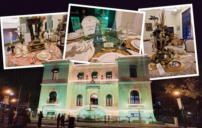 'La elegancia de la Navidad, puesta en la mesa'. Fotos: Belys Toribio