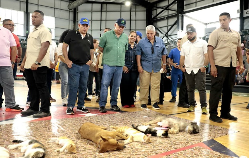 El presidente Mulino visitó este sábado la futura clínica veterinaria para Chiriquí. Foto: Cortesía El presidente Mulino visitó este sábado la futura clínica veterinaria para Chiriquí. Foto: Cortesía