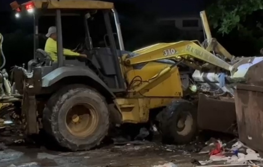 En esta ocasión, las labores se concentraron en el casco de la ciudad. Foto. Diomedes Sánchez En esta ocasión, las labores se concentraron en el casco de la ciudad. Foto. Diomedes Sánchez