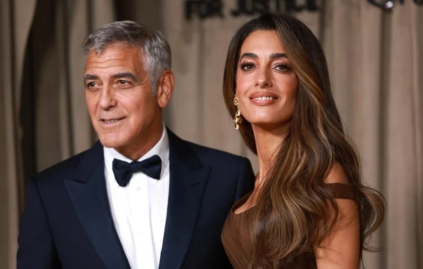 George Clooney junto a su mujer Amal Clooney. Foto: EFE / EPA / Neil Hall George Clooney junto a su mujer Amal Clooney. Foto: EFE / EPA / Neil Hall