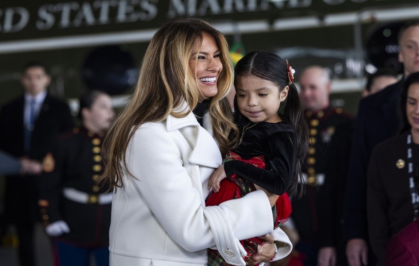 Primera dama de EE.UU., Melania Trump. EFE/Archivo Primera dama de EE.UU., Melania Trump. EFE/Archivo