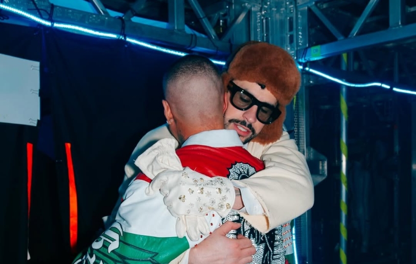 J Balvin y Bad Bunny. Foto: Instagram / @jbalvin