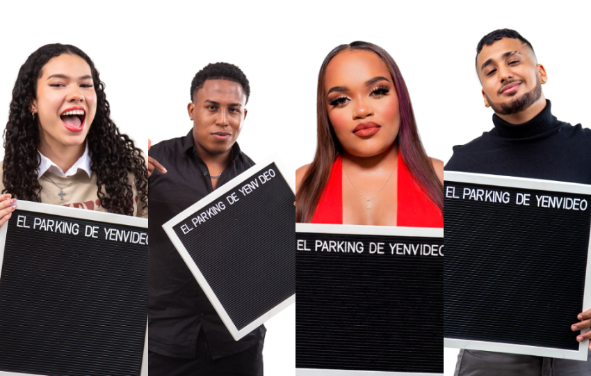 Yiyi, David, 'La Gran Leidy' y Musulini. Fotos: Instagram / @parkingdeyenvideo
