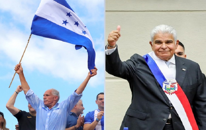 Nasry Asfura y presidente de Panamá. Foto: EFE