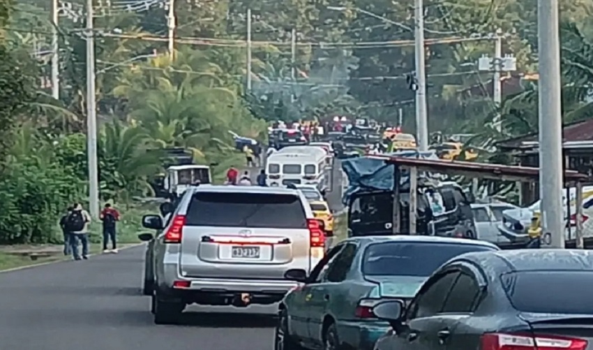 Este cierre también ha afectado a las poblaciones del corregimiento de Ciricito con el libre tránsito.