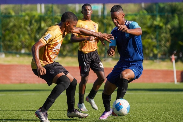 Panamá Sub-17 tuvo un amistoso contra el equipo juvenil. Foto: FPF