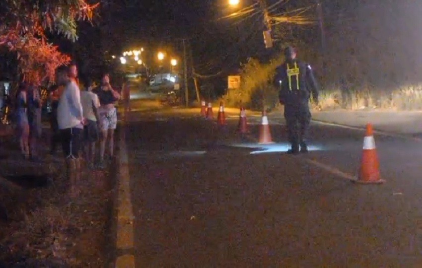 Las autoridades investigan este incidente de tránsito con el fin de dar con el responsable de este caso de atropello y fuga. Foto. Thays Domínguez