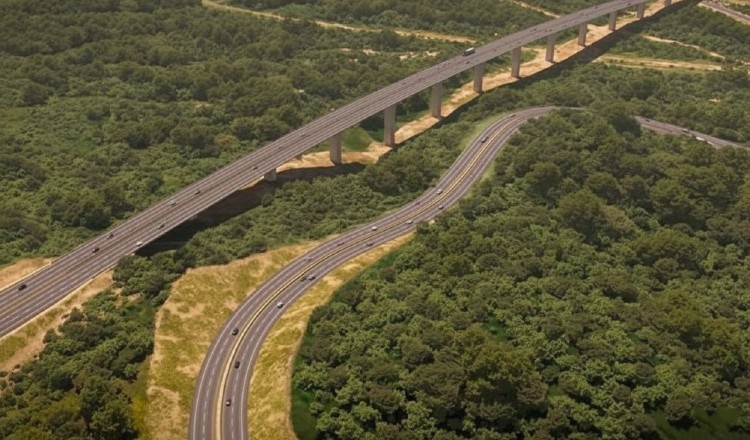Diseño del proyecto que incluye el viaducto de Campana. Cortesía