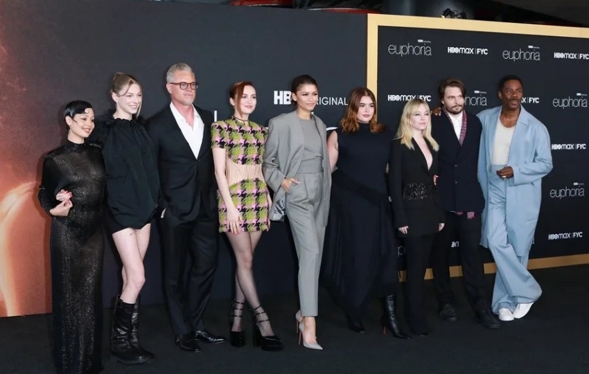 Reparto de 'Euphoria'. Foto: EFE / EPA /David Swanson Reparto de 'Euphoria'. Foto: EFE / EPA /David Swanson