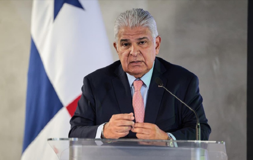 Presidente José Raúl Mulino. Cortesía