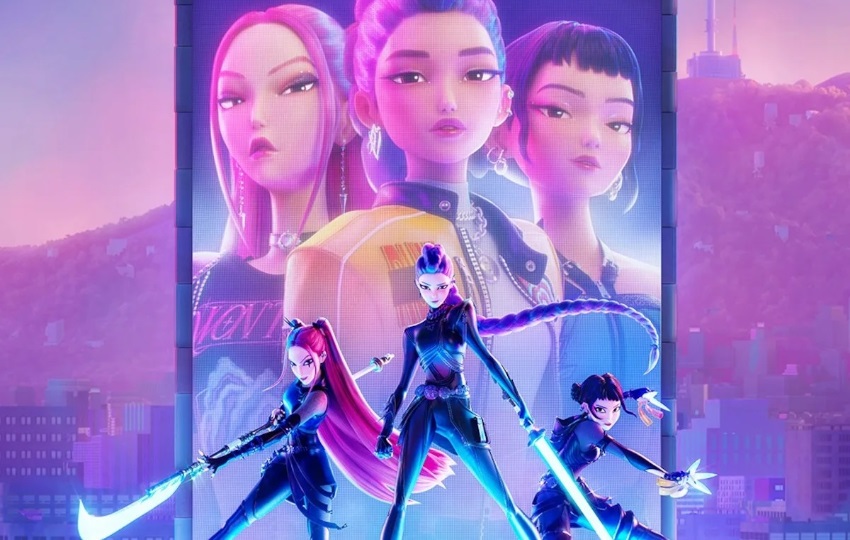 'Filme' de animación 'KPop Demon Hunters'. Foto: EFE / Netflix