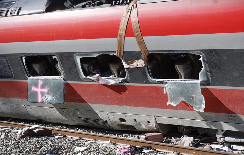 El número de muertos en el accidente ferroviario asciende a 45. Foto: EFE