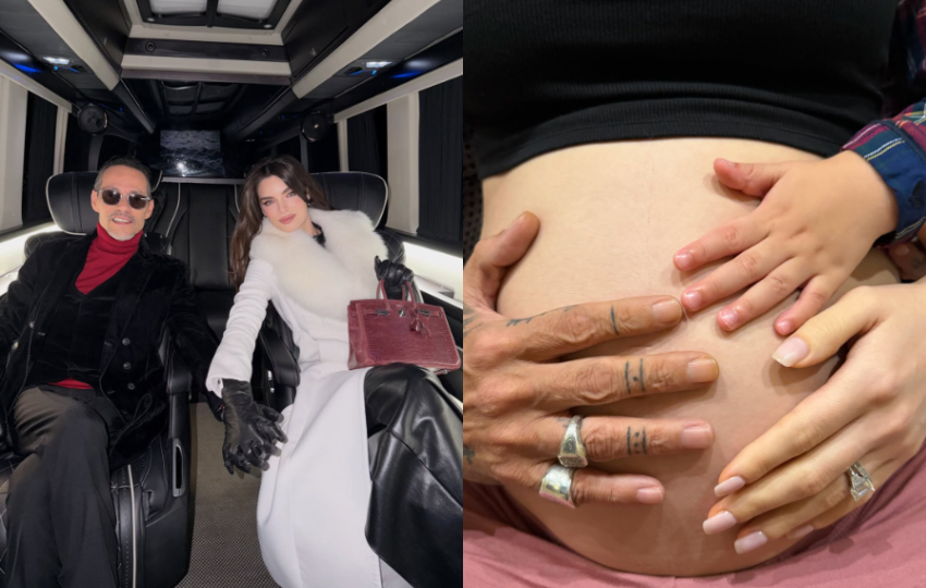 Marc Anthony y Nadia Ferreira. Fotos: @nadiaferreira / @marcanthony